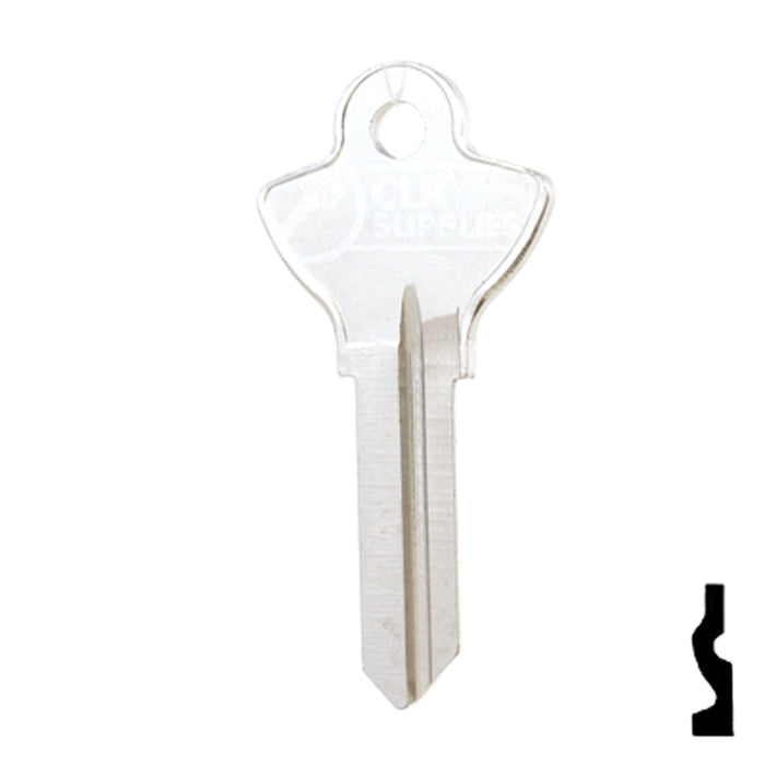 Uncut Key Blank | Ilco, Craftsman | EL11