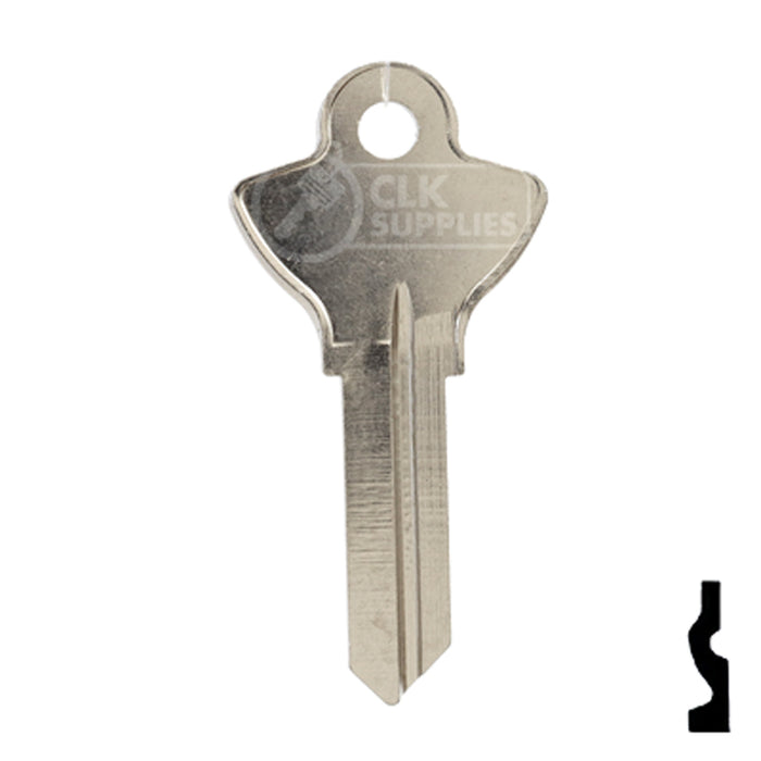 Uncut Key Blank | Ilco, Craftsman | EL11