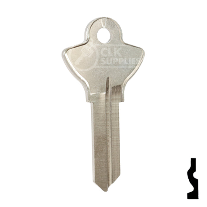 Uncut Key Blank | Ilco, Craftsman | EL11