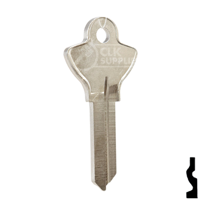 Uncut Key Blank | Ilco, Craftsman | EL11