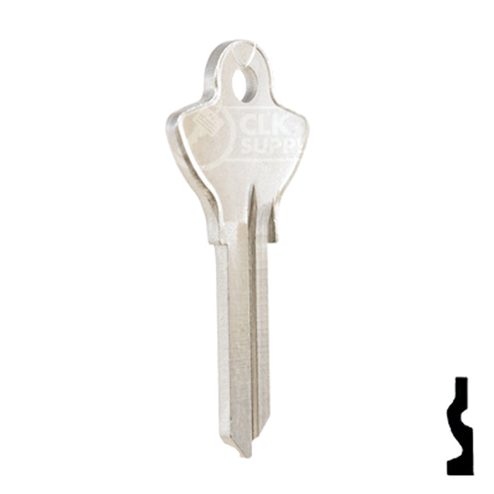 Uncut Key Blank | Ilco, Craftsman | EL11