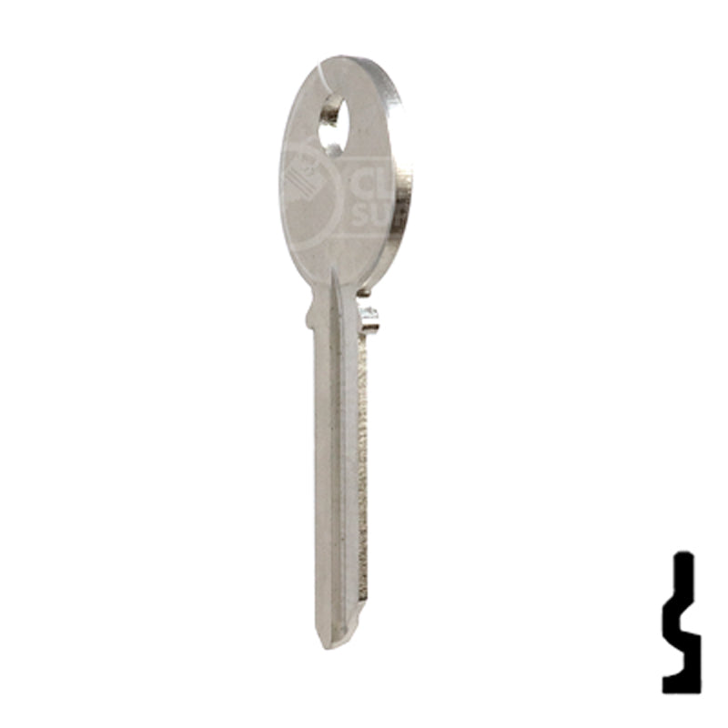Uncut Key Blank | Yale | 997PA Residential-Commercial Key Ilco