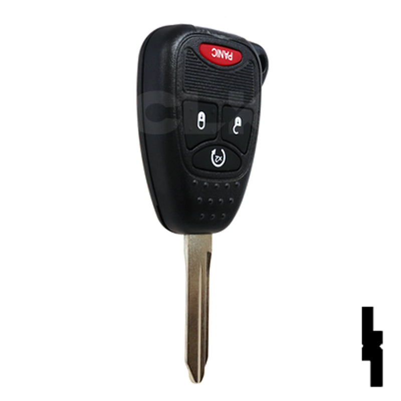 Chrysler 4 Button Remote Head Key (4B5) - By Ilco Automotive Key Ilco