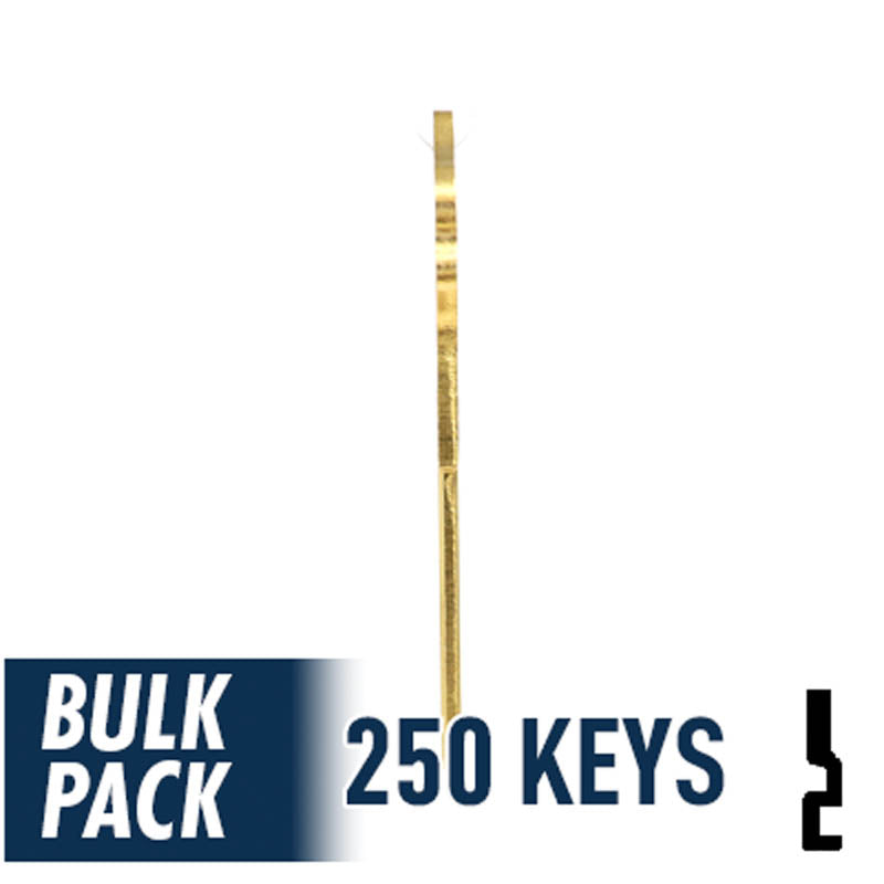 250 Pack KW10 Kwikset Key (Brass) 250 Pack Ilco