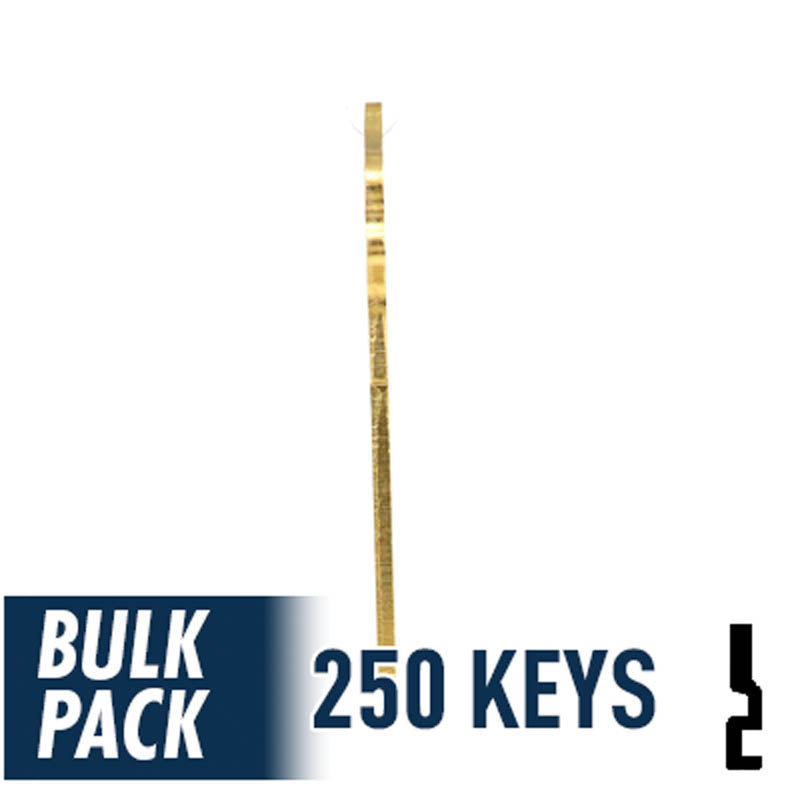 250 Pack KW10 Kwikset Key (Brass) 250 Pack Ilco