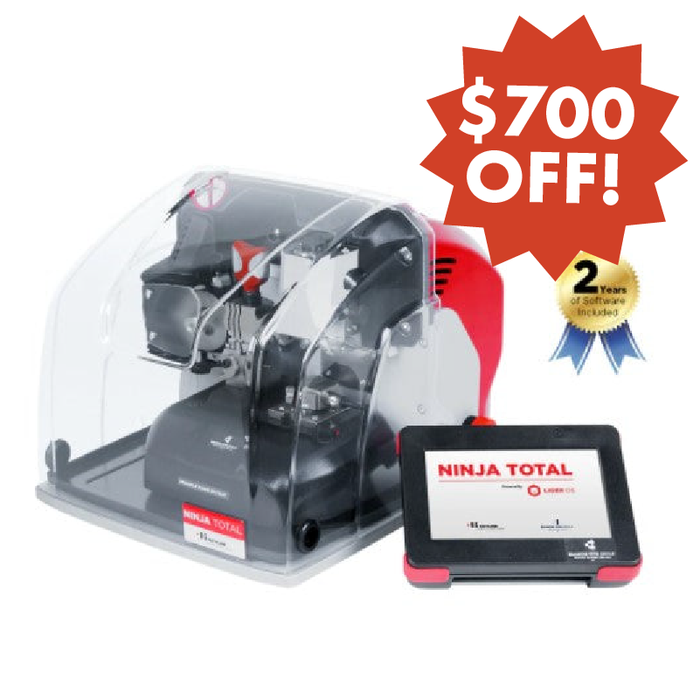 NINJA TOTAL (NA) - Key Cutting Machine for Edge Cut, Laser, and Dimple Keys by Keyline | $700 OFF