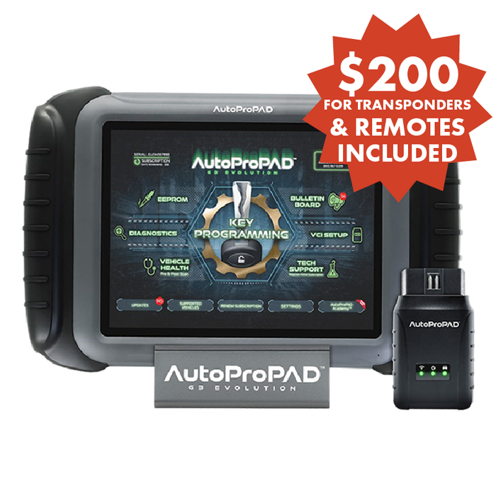 BFCM24 PROMO | AutoProPAD G3  Evolution + $200 Credit All CLK Supplies