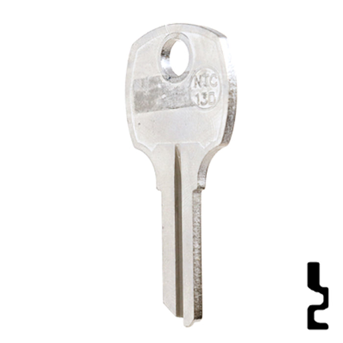 National Cabinet (D8789, NTC-13D,1069E) Key Blank NP All JMA USA