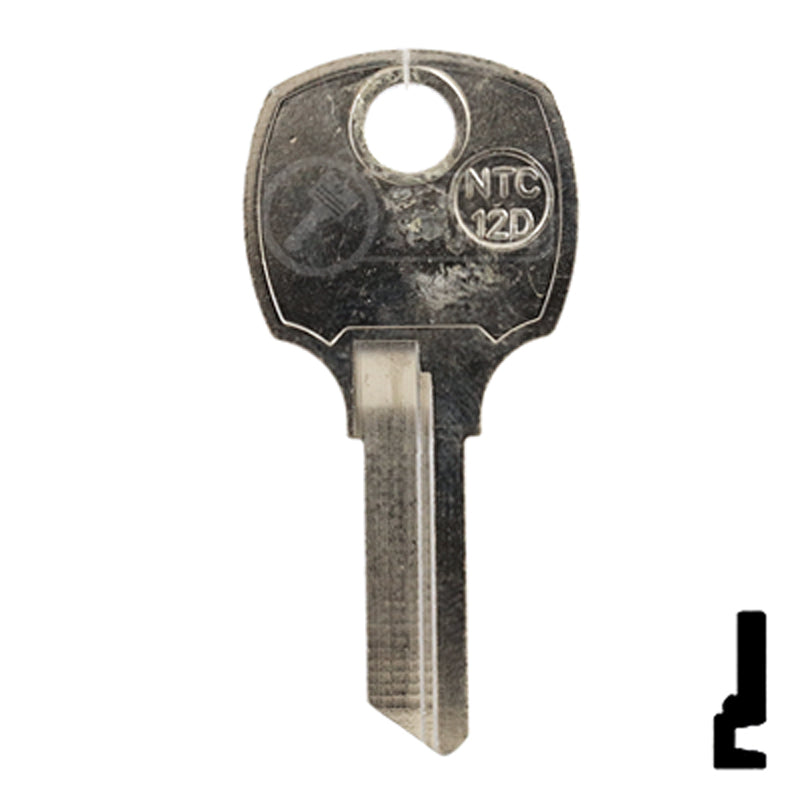 National Cabinet (NTC-12D, D8788) Key Blank NP All JMA USA