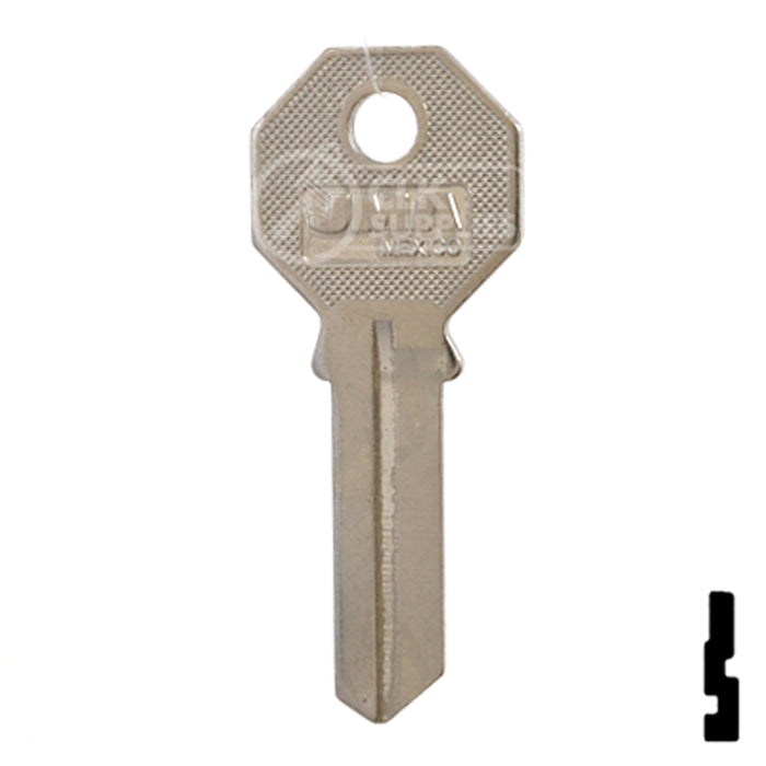 Phillips Mexico (PHI-52, PHA1) Nickel Plated Key Blank All JMA USA