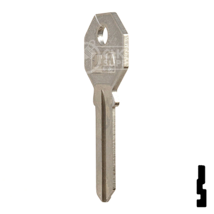 Phillips Mexico (PHI-52, PHA1) Nickel Plated Key Blank All JMA USA