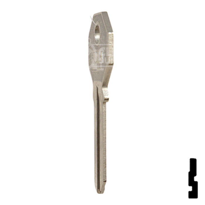 Phillips Mexico (PHI-52, PHA1) Nickel Plated Key Blank All JMA USA