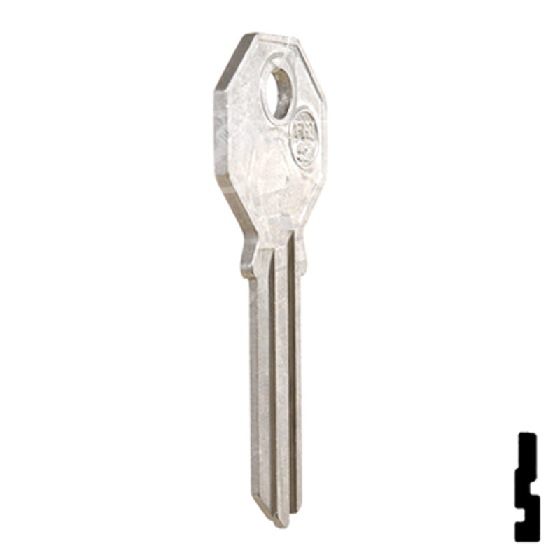 Phillips Mexico (PHI-52, PHA1) Nickel Plated Key Blank All JMA USA