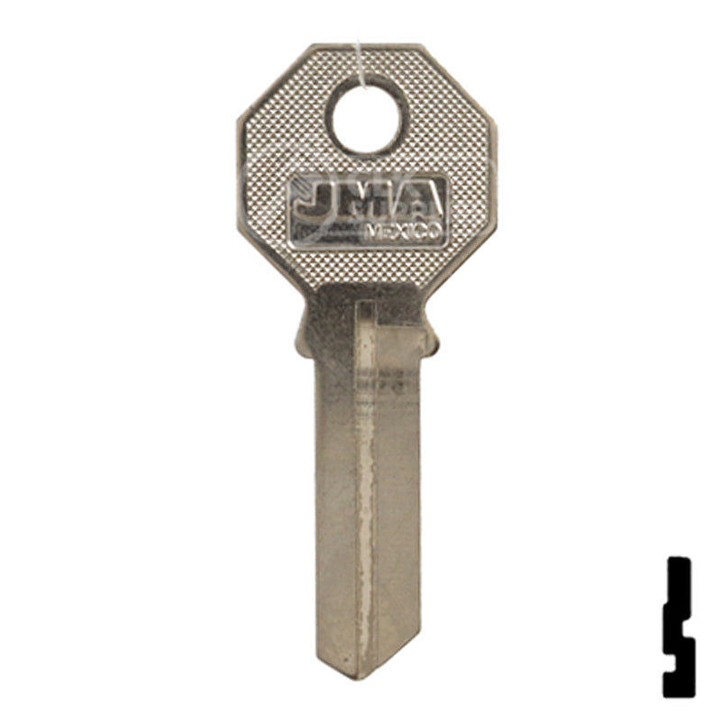 Phillips Mexico (PHI-52, PHA1) Nickel Plated Key Blank All JMA USA