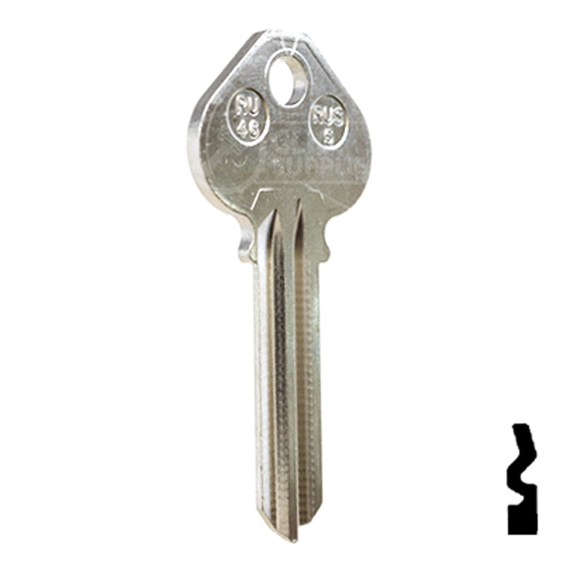Russwin RU46 Keyblank  NP All JMA USA