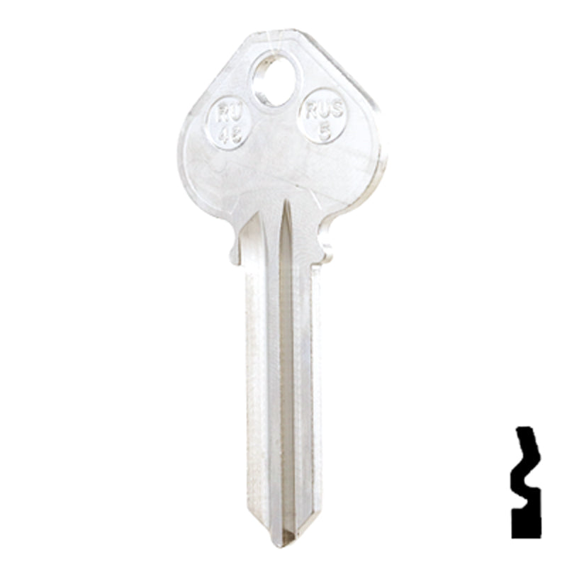 Russwin RU46 Keyblank  NP All JMA USA