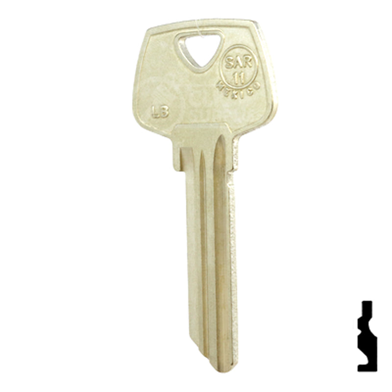 SARGENT 6 pin  'LB' NS Key blank (O1007LB) All JMA USA