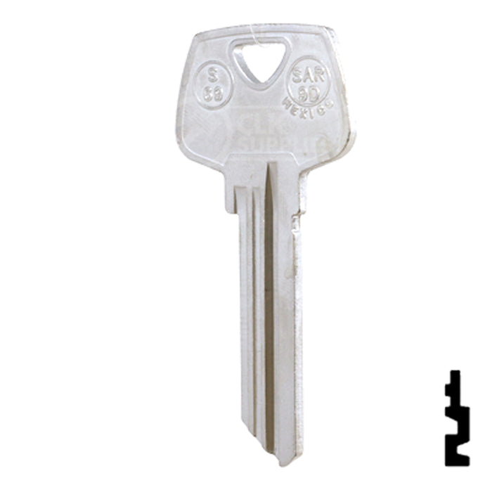 Sargent (S69, L1010N) 6-Pin Key Blank  - by JMA All JMA USA
