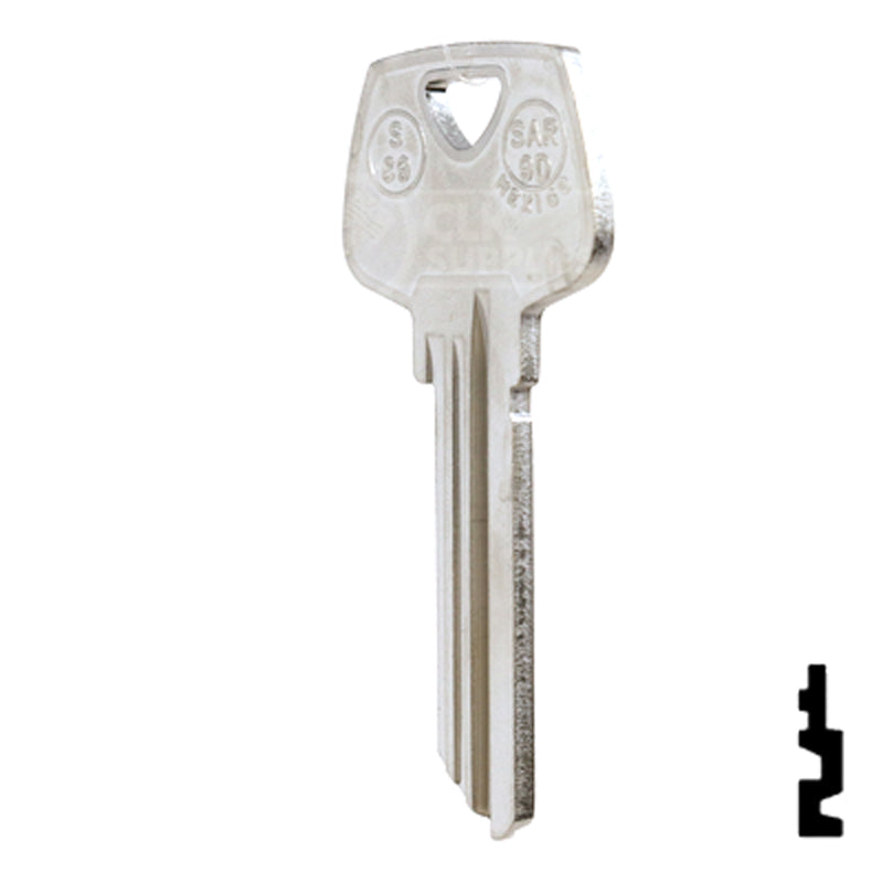 Sargent (S69, L1010N) 6-Pin Key Blank  - by JMA All JMA USA