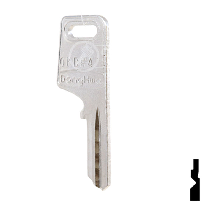 Uncut Key Blank | Dong Hwa | BD4 All Framon Manufacturing Company, Inc