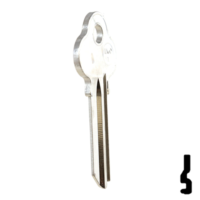 Uncut Key Blank | Lockwood | LWO1-NP, LWO4R All JMA USA