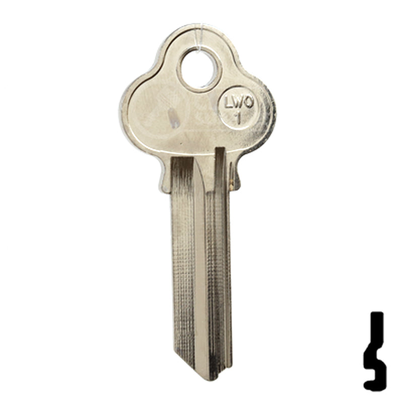 Uncut Key Blank | Lockwood | LWO1-NP, LWO4R All JMA USA