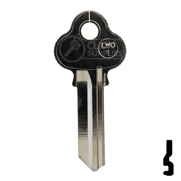 Uncut Key Blank | Lockwood | LWO1-NP, LWO4R All JMA USA