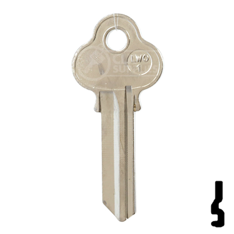 Uncut Key Blank | Lockwood | LWO1-NP, LWO4R All JMA USA