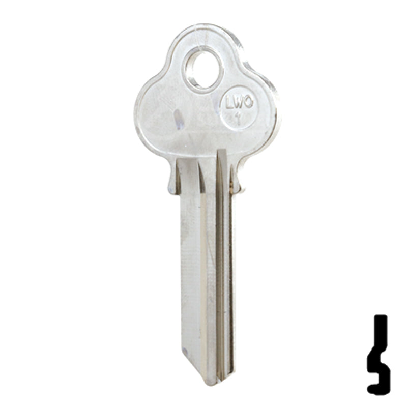 Uncut Key Blank | Lockwood | LWO1-NP, LWO4R All JMA USA