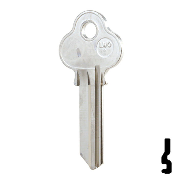 Uncut Key Blank | Lockwood | LWO1-NP, LWO4R All JMA USA