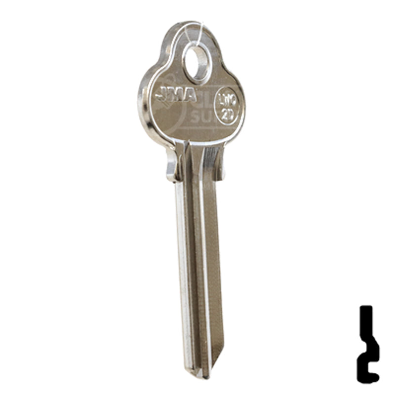 Uncut Key Blank | Lockwood | LWO2D-NP, LK1 All JMA USA