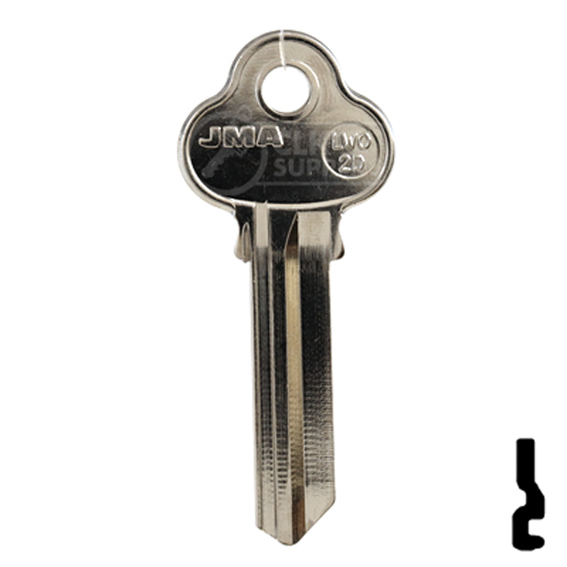 Uncut Key Blank | Lockwood | LWO2D-NP, LK1 All JMA USA
