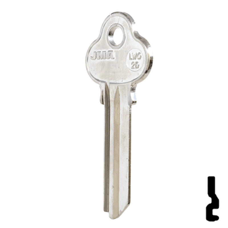 Uncut Key Blank | Lockwood | LWO2D-NP, LK1 All JMA USA