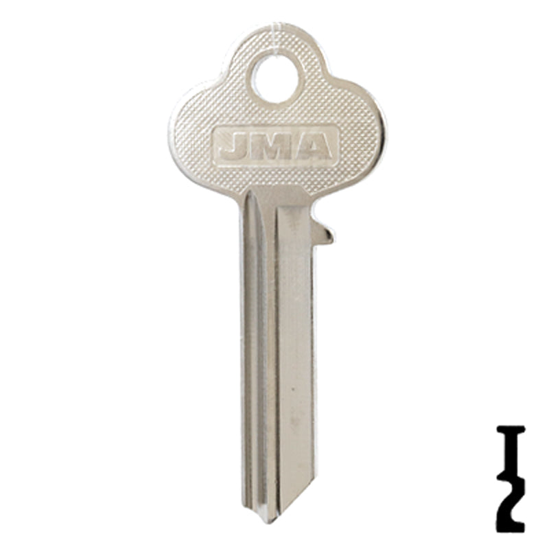 Uncut Key Blank | Lockwood | LWO3D-NP,  A1015M All JMA USA