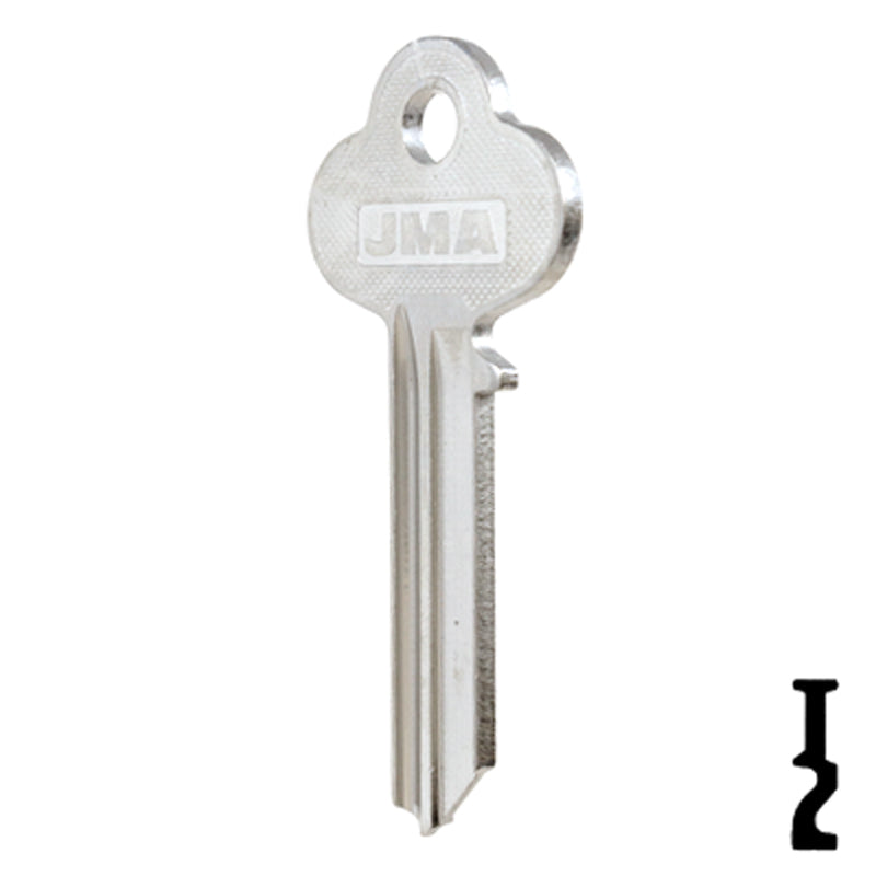 Uncut Key Blank | Lockwood | LWO3D-NP,  A1015M All JMA USA