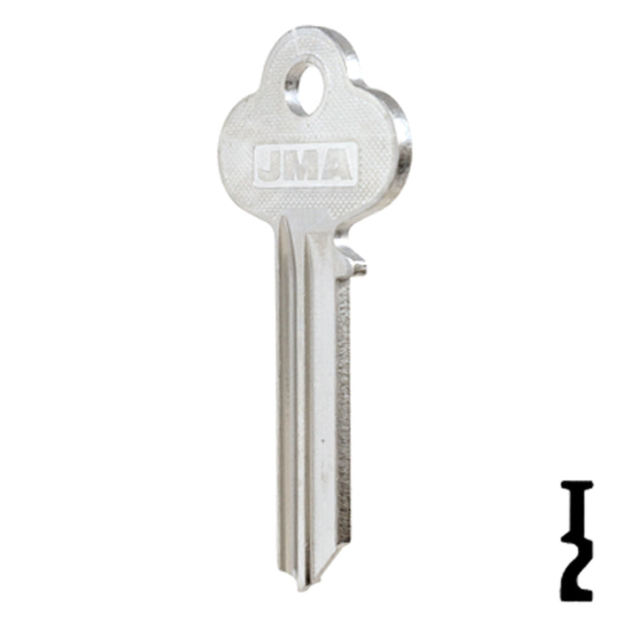 Uncut Key Blank | Lockwood | LWO3D-NP,  A1015M All JMA USA