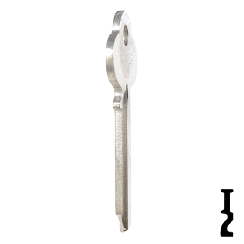 Uncut Key Blank | Lockwood | LWO3D-NP,  A1015M All JMA USA