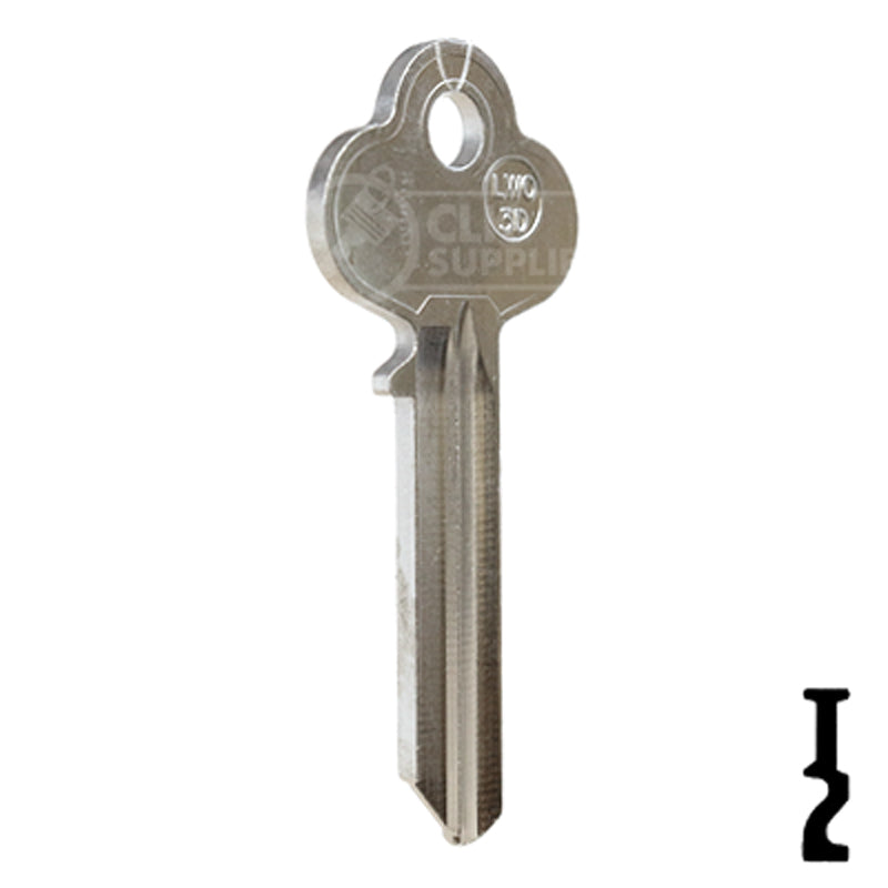 Uncut Key Blank | Lockwood | LWO3D-NP,  A1015M All JMA USA