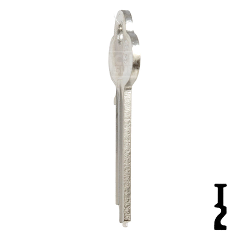 Uncut Key Blank | Lockwood | LWO3D-NP,  A1015M All JMA USA