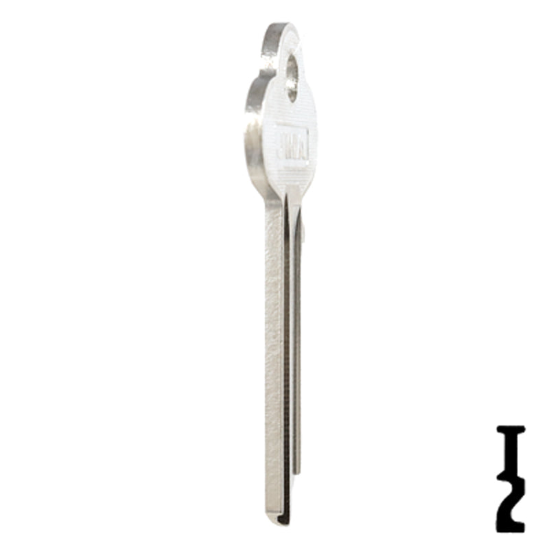 Uncut Key Blank | Lockwood | LWO3D-NP,  A1015M All JMA USA