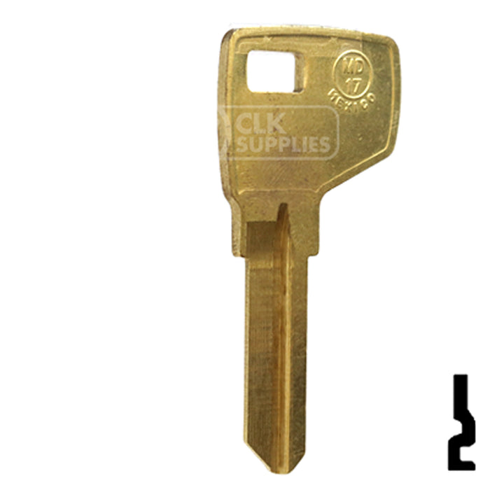 Uncut Key Blank | Master Padlock | MD17-BR All JMA USA