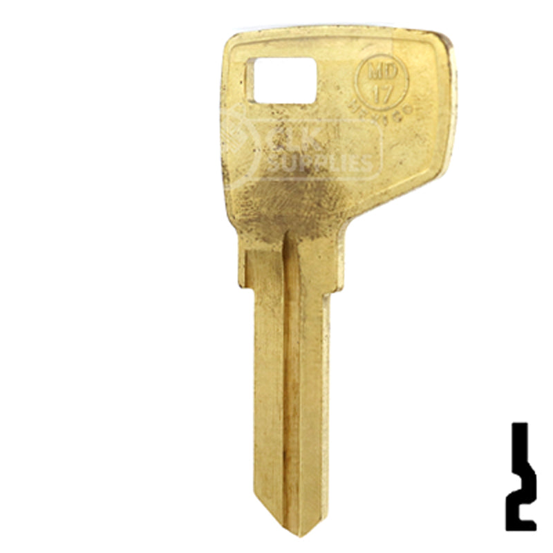 Uncut Key Blank | Master Padlock | MD17-BR All JMA USA