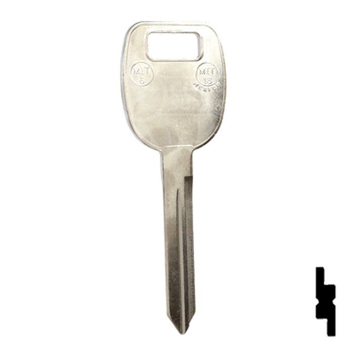 Uncut Key Blank | Mitsubishi | MIT6-NP, MIT-18, X263 All JMA USA