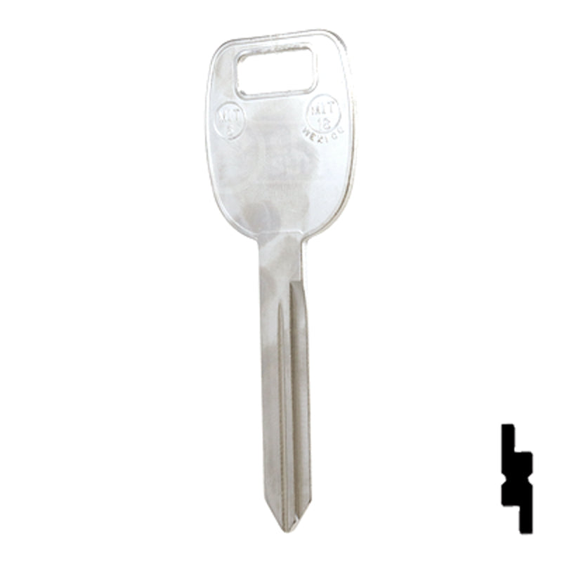 Uncut Key Blank | Mitsubishi | MIT6-NP, MIT-18, X263 All JMA USA