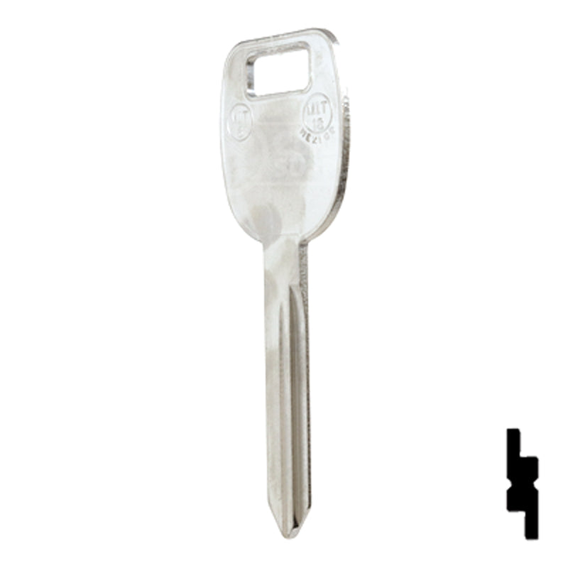 Uncut Key Blank | Mitsubishi | MIT6-NP, MIT-18, X263 All JMA USA