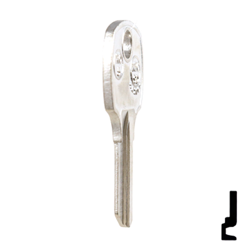 Uncut Key Blank | National Cabinet | 1069M, NTC-9D, RO5 All JMA USA