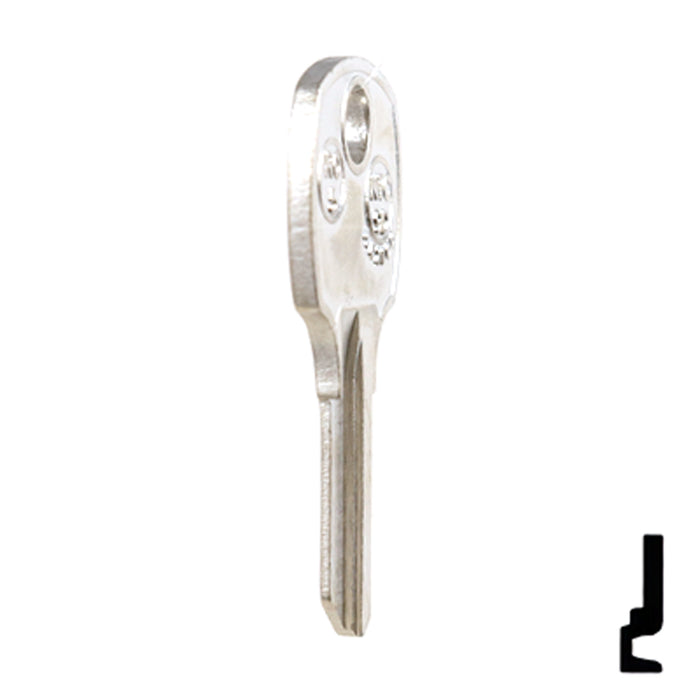 Uncut Key Blank | National Cabinet | 1069M, NTC-9D, RO5 All JMA USA