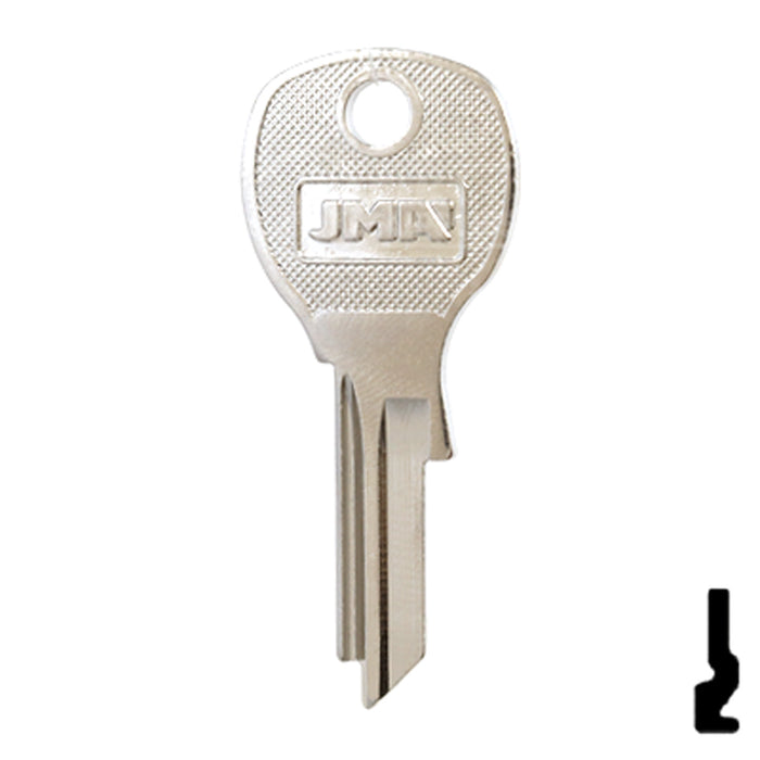 Uncut Key Blank | National Cabinet | 1646, NTC-14D All JMA USA