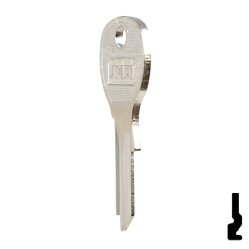 Uncut Key Blank | National Cabinet | 1646, NTC-14D All JMA USA