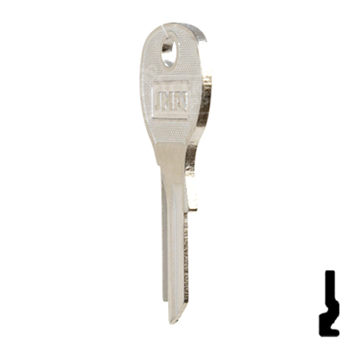 Uncut Key Blank | National Cabinet | 1646, NTC-14D All JMA USA